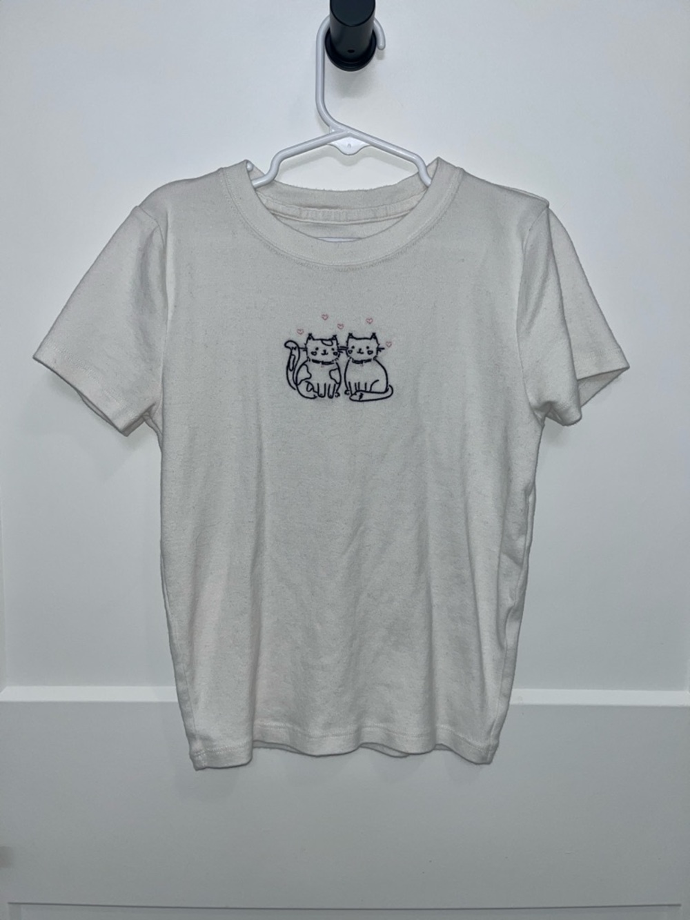 Hollister 100% cotton white short sleeve t shirt XS